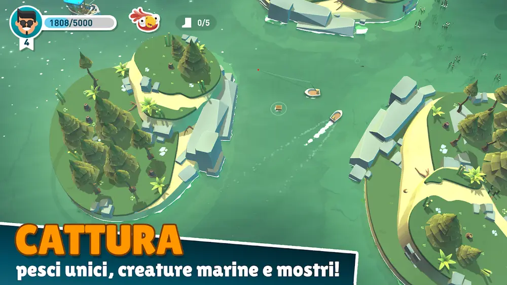 Schermata di Creatures of the Deep con ambientazione di mare dalla scheda Infinite Dreams
