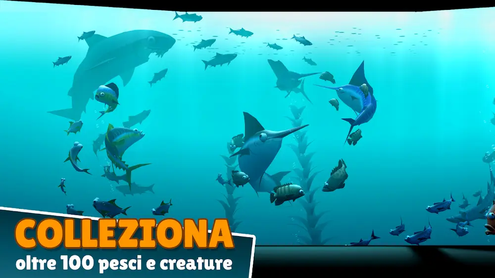 Terza schermata di Creatures of the Deep dalla pagina Google Play